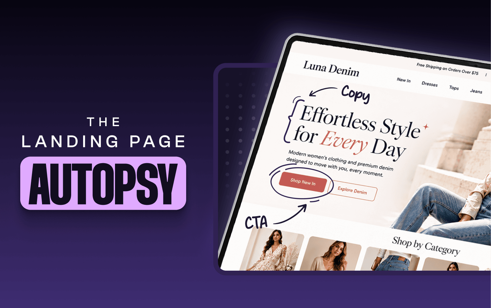 landing page autopsy